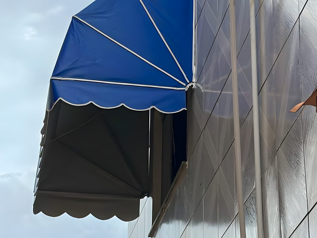 Obra de aeroteto (retrátil) da Dinâmica Toldos em Brasília 2